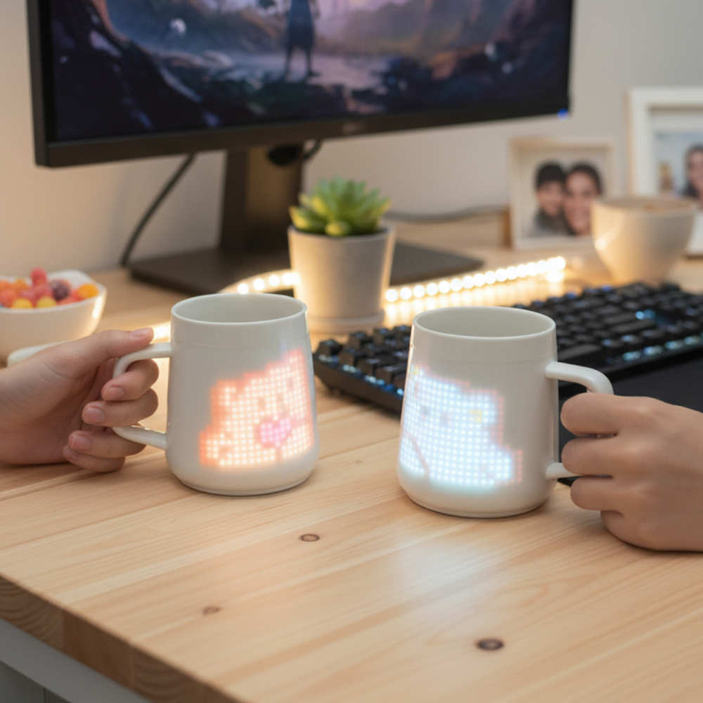 PixelMug P1: The Customizable Pixel Art Smart Mug