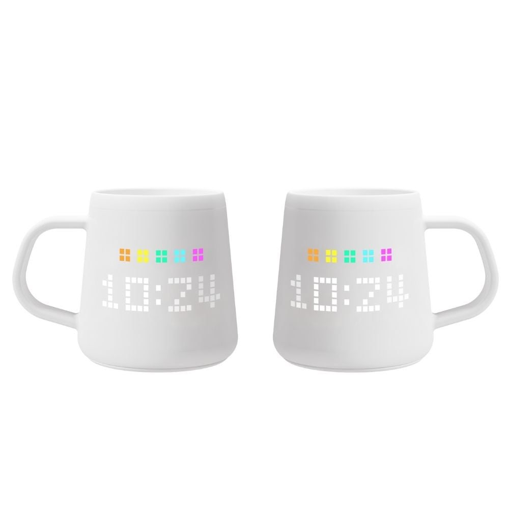 PixelMug left and right hand cup set on white background