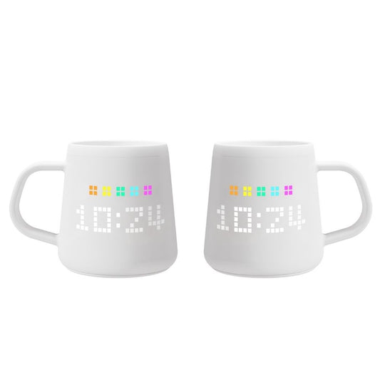 PixelMug left and right hand cup set on white background