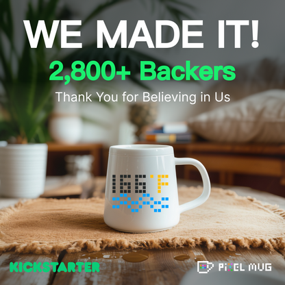 PixelMug P1: DIY Smart Mug with Pixel LED Display